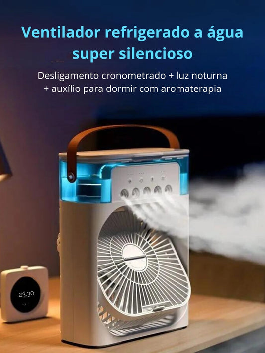 Mini Ar-Condicionado™ Portátil com Nebulização - EletroPlus